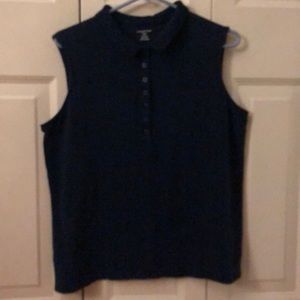 Lands’ End sleeveless polo